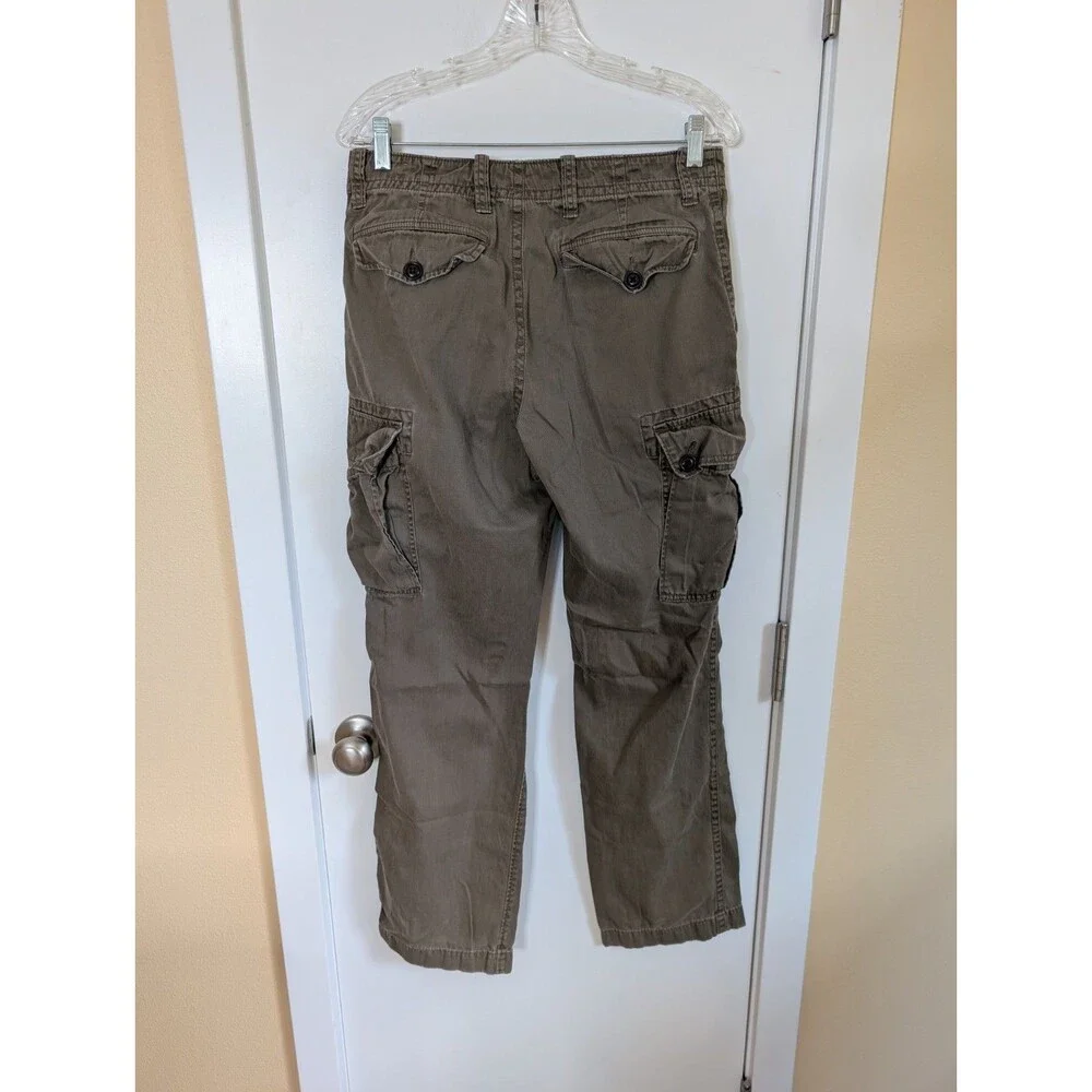 J. Crew High Rise Baggy Cargo Pants 30x32 Military Hunting Outdoor Grunge Y2K